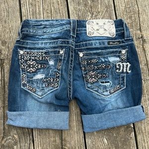 Miss Me cutoff shorts